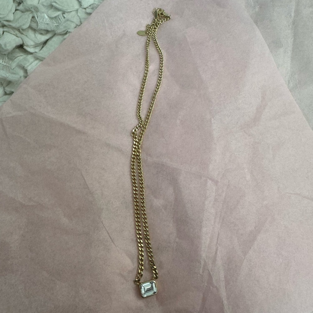 SHYMI Fancy Bezel Pendant Necklace